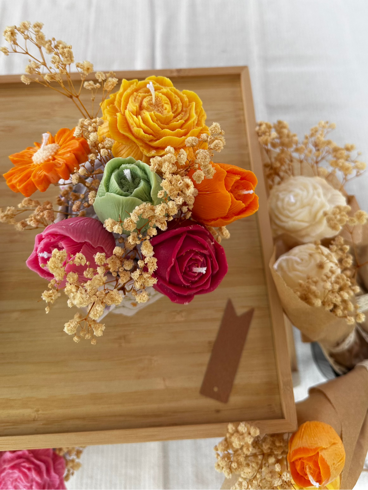 Flower Bouquet Candle